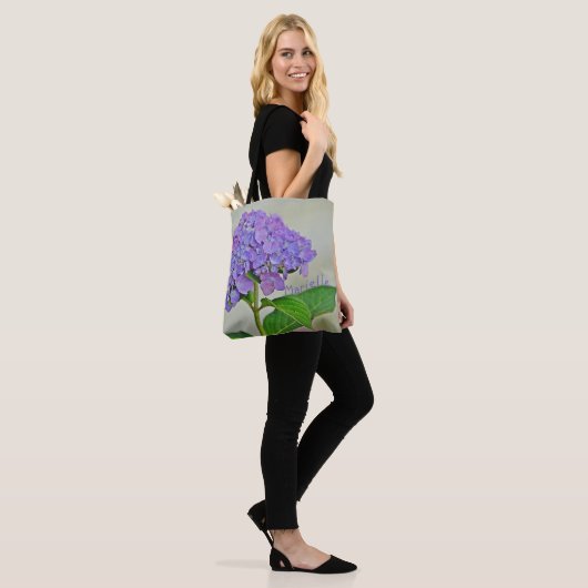 Personalisiert Hydrangea Blossom Tasche (Am Model)