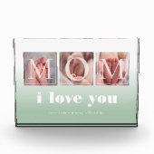 Personalisiert I Liebe Foto-Block Fotoblock (Vorderseite)