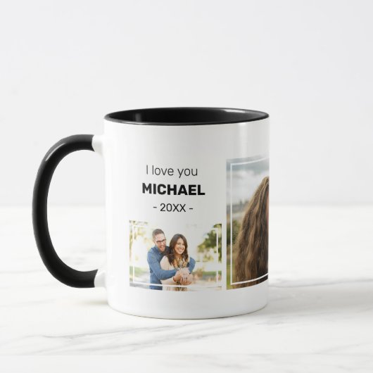 Personalisiert | I LIEBE | FOTO Tasse (Links)