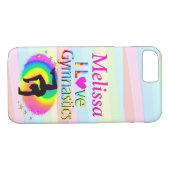PERSONALISIERT I LIEBE GYMNASTICS PHONE FALL Case-Mate iPhone HÜLLE (Rückseite (Horizontal))