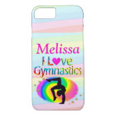 PERSONALISIERT I LIEBE GYMNASTICS PHONE FALL Case-Mate iPhone HÜLLE (Rückseite)
