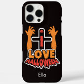 Personalisiert I Liebe Halloween Case-Mate iPhone Hülle (Rückseite)