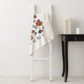 Personalisiert I Liebe Herbst Herbstleaves Pumpkin Sherpadecke (Beispiel)