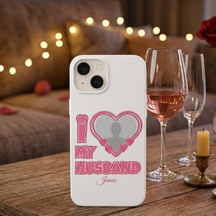 Personalisiert I Liebe Mein Ehemann - Foto und Nam Case-Mate iPhone 14 Hülle