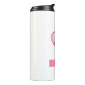 Personalisiert I Liebe Mein Ehemann - Foto und Nam Thermosbecher (Nach links gedreht)