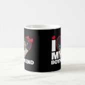 Personalisiert I Liebe Mein Freund Herz Foto Kaffeetasse (Mittel)