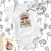 Personalisiert-I Liebe Mein (Ihr Titel) So überwäl Baby Strampler