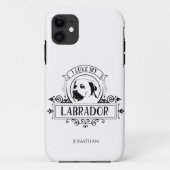 Personalisiert I Liebe mein Labrador Case-Mate iPhone Hülle (Rückseite)