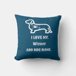 Personalisiert I Liebe Meine Dackel Kissen