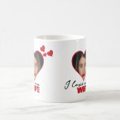 Personalisiert I Liebe Meine Ehefrau Herz Foto Kaffeetasse (Mittel)