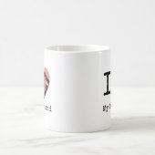 Personalisiert I Liebe Meine Freundin/Freundin Cus Kaffeetasse (Mittel)
