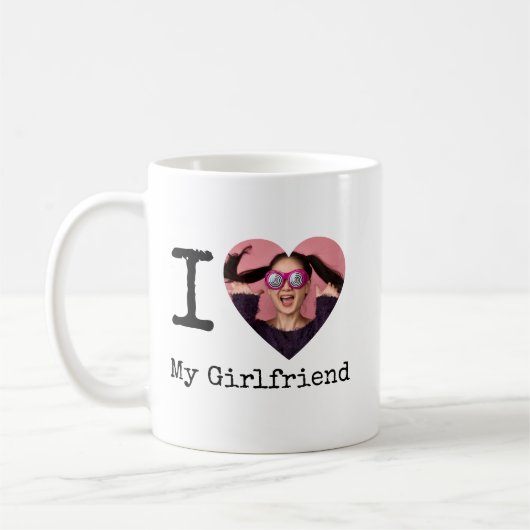 Personalisiert I Liebe Meine Freundin/Freundin Cus Kaffeetasse (Links)