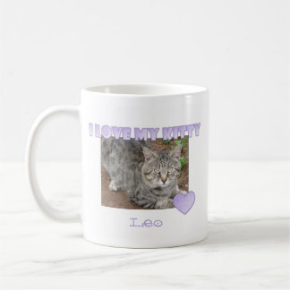 Personalisiert: I Liebe meine Kitty-Tasse Kaffeetasse