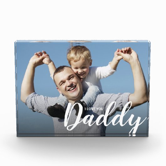 Personalisiert I Liebe Sie Daddy Custom Foto (Vorderseite)