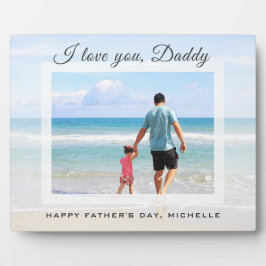 Personalisiert I Liebe Sie Daddy Custom Foto Fotoplatte