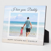 Personalisiert I Liebe Sie Daddy Custom Foto Fotoplatte (Seite)