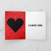 Personalisiert I Liebe Sie Karte (Innenseite)