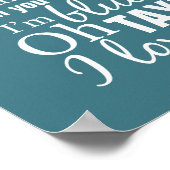 Personalisiert I Liebe Sie singen Poster (Ecke)