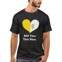 Personalisiert I Liebe Vatikanstadt T - Shirt