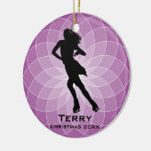Personalisiert Ice Skaten Ornament (Links)