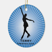 Personalisiert Ice Skaten Ornament (Links)
