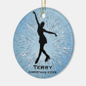 Personalisiert Ice Skaten Ornament (Links)