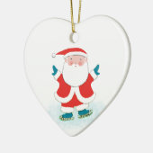 Personalisiert Ice Skaten-Skater Keramik Ornament (Links)
