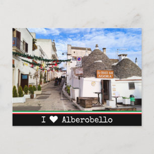 Personalisiert, ich finde in Alberobello, Apulien Postkarte