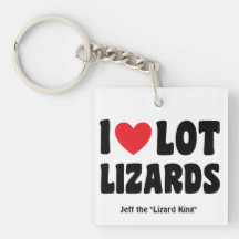 Personalisiert, ich Liebe Lot Lizards Funny
