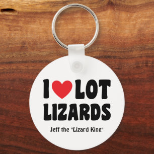 Personalisiert, ich Liebe Lot Lizards Funny Schlüsselanhänger