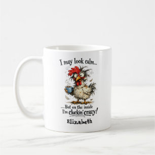 Personalisiert Ich sehe ruhig aus, aber ich bin ve Kaffeetasse