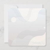 Personalisiert, ich wünschte, du lebst neben der T Einladung (Rückseite)