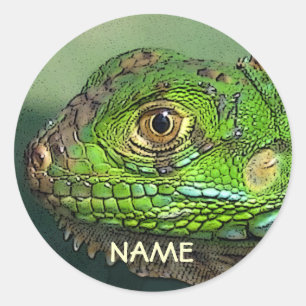 Personalisiert Iguana Sticker