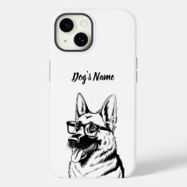 Personalisiert Ihr deutsches Schäferhund Foto & Na Case-Mate iPhone 14 Hülle