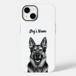 Personalisiert Ihr deutsches Schäferhund Foto & Na Case-Mate iPhone 14 Hülle
