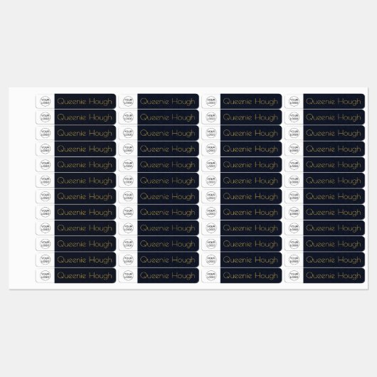 Personalisiert Ihr eigenes Logo und Name Kunst und Etiketten (Blatt)