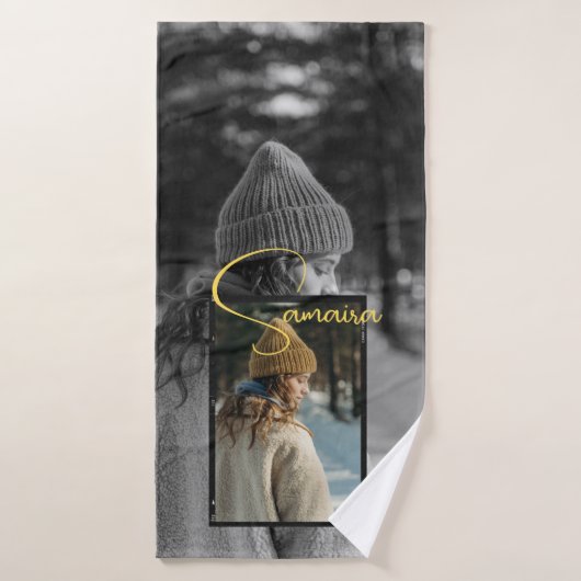 Personalisiert IHR Foto/Foto Handtuch Badehandtuch (Badehandtuch)