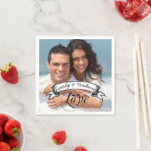 Personalisiert Ihr Foto Hochzeit Besondere Anlass Serviette (Beispiel)