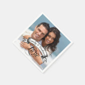 Personalisiert Ihr Foto Hochzeit Besondere Anlass Serviette (Ecke)