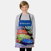 Personalisiert Ihr Foto und Name Schürze (Getragen)