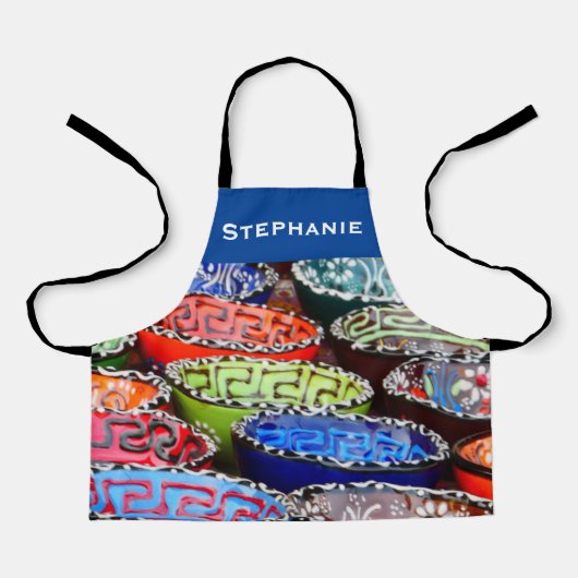 Personalisiert Ihr Foto und Name Schürze (Vorderseite)