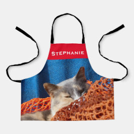 Personalisiert Ihr Foto und Name Schürze