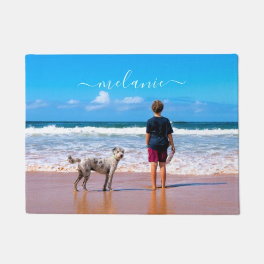 Personalisiert Ihr Haustier Foto Doormat Individue Fußmatte (Vorderseite)