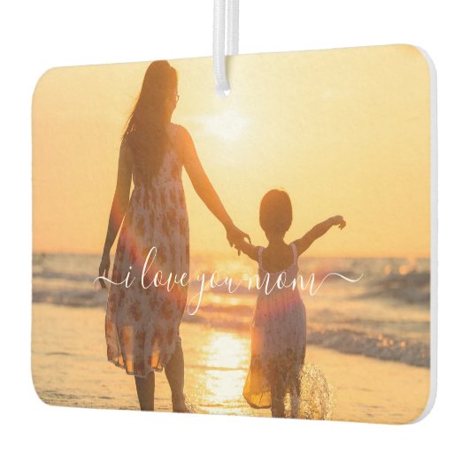 Personalisiert Ihr Mama Foto Luftkühler Autolufterfrischer (Links)