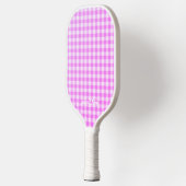 Personalisiert Ihr Name Barbie Pattern Pickleball Schläger (Links)
