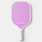 Personalisiert Ihr Name Barbie Pattern Pickleball Schläger (Vorderseite)