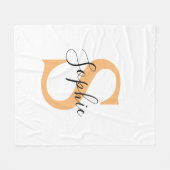 Personalisiert Ihr Name, Benutzerdefinierter Name, Fleecedecke (Vorderseite (Horizontal))