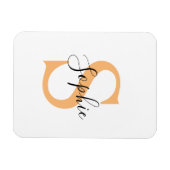 Personalisiert Ihr Name, Benutzerdefinierter Name, Magnet (Horizontal)