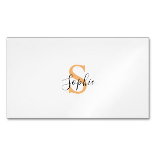 Personalisiert Ihr Name, Benutzerdefinierter Name, Magnetische Visitenkarte