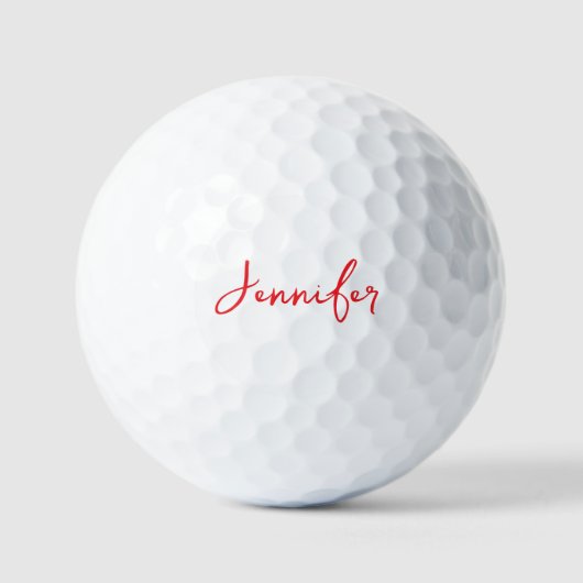 Personalisiert Ihr Name Hochzeitsgeschenk Golfball (Vorderseite)
